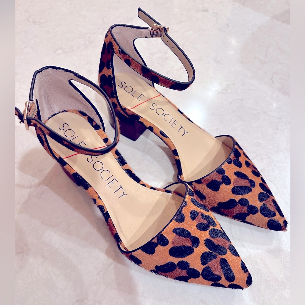 Sole Soiety Block Heels/Sandles